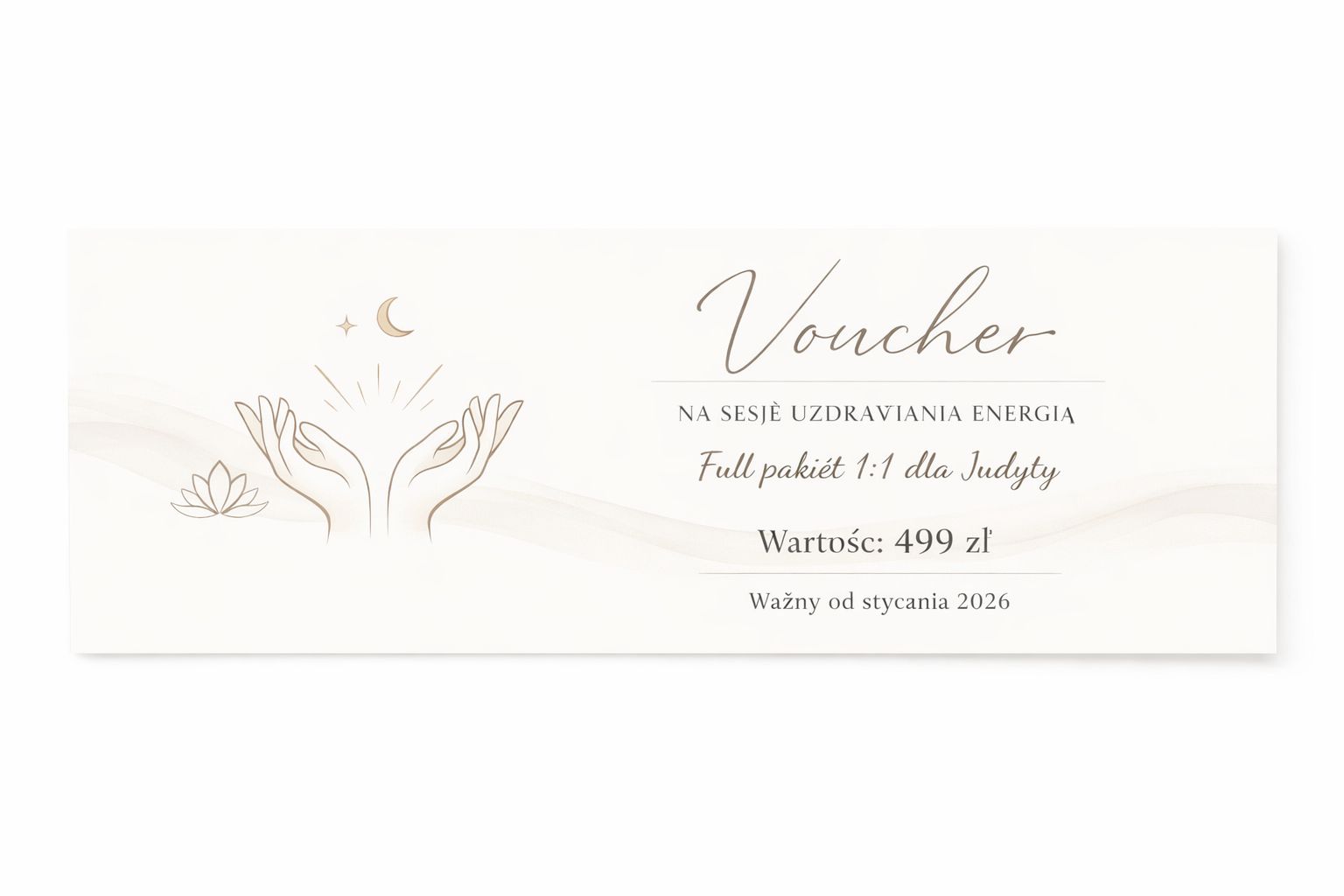 Voucher Sesja Uzdrawiania